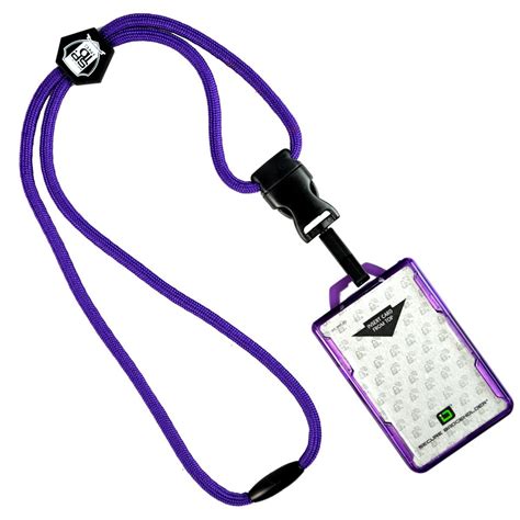 lanyard with an rfid reader|id card holder with lanyards.